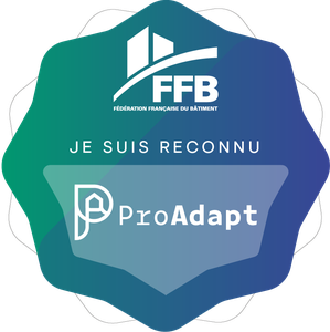 Reconnu ProAdapt par la Fédération Française du Bâtiment