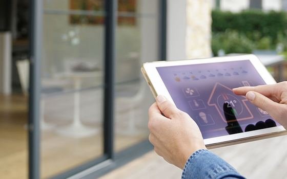Pilotage d'une maison depuis une tablette